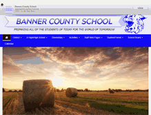 Tablet Screenshot of bannercountyschool.org